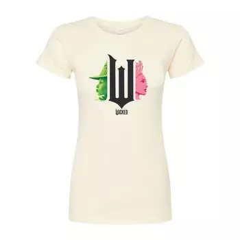 Футболка Juniors Wicked Elphaba & Glinda Licensed Character, бежевый
