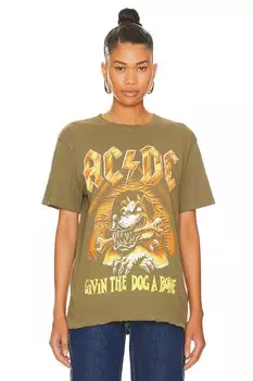 Футболка Junk Food Acdc Dog, цвет Burnt Olive