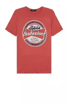 Футболка Junk Food Budweiser Classic American, цвет Rustic & Pigment