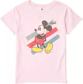 Футболка Junk Food Kids Disney Mickey T-Shirt, цвет Soft Pink