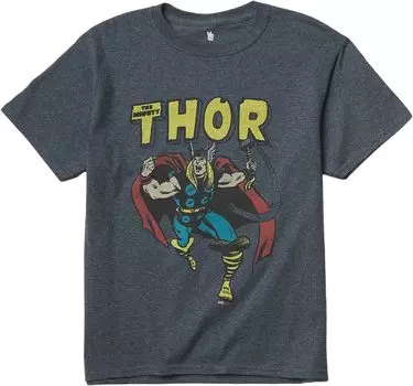 Футболка Junk Food Kids Thor T-Shirt, цвет Charcoal Heather