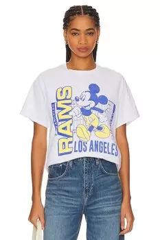 Футболка Junk Food Rams Mickey Field, белый