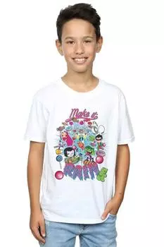 Футболка «Юные титаны, сделай дождь» DC Comics, белый