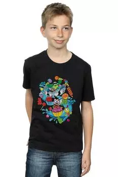 Футболка «Юные титаны: вперед, конфетная мания» DC Comics, черный