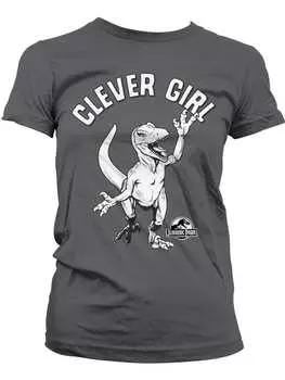 Футболка Jurassic Park, серый