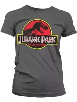 Футболка Jurassic Park, серый