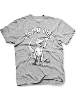 Футболка Jurassic Park, серый