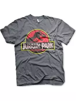 Футболка Jurassic Park, серый