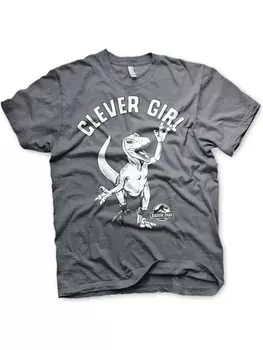 Футболка Jurassic Park, серый