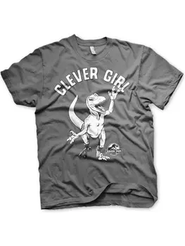 Футболка Jurassic Park, серый