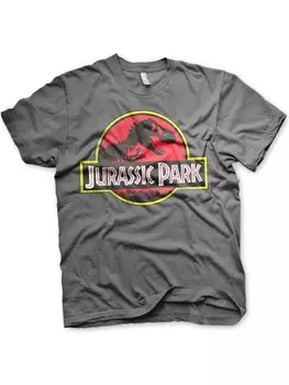 Футболка Jurassic Park, серый