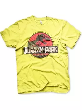 Футболка Jurassic Park, желтый
