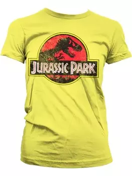 Футболка Jurassic Park, желтый