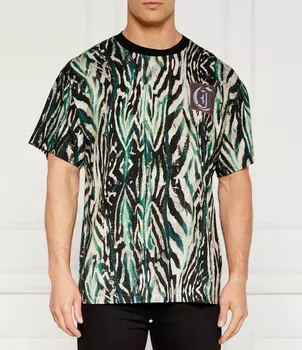 Футболка Just Cavalli Regular Fit, зеленый