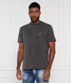 Футболка Just Cavalli Run the risk Regular Fit, цвет grafite