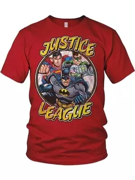 Футболка Justice League, красный