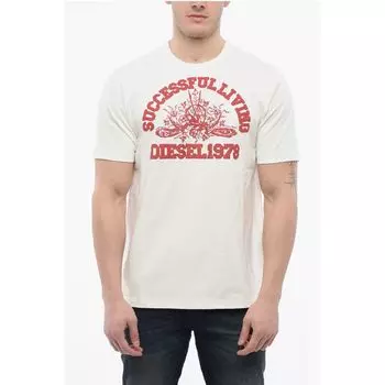 Футболка JUSTIN с логотипом Diesel, White