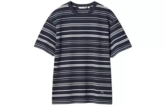 Футболка Jw Anderson Co-Branded Series для мужчин, темно-синяя Uniqlo, темно-синий