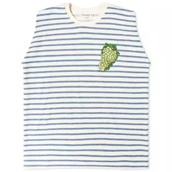 Футболка Jw Anderson Grape Sleeveless, синий