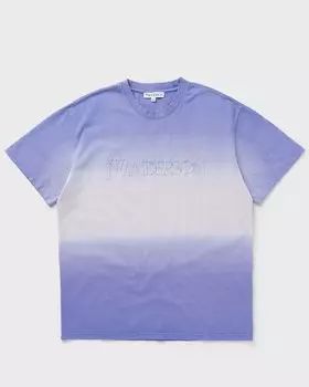 Футболка Jw Anderson Logo Embroidery Gradient T-Shirt, цвет lavender