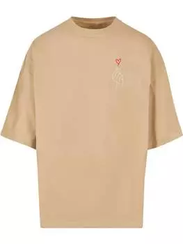 Футболка K Heart Huge Tee Merchcode, бежевый