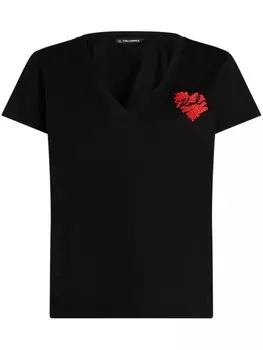 Футболка K/Heart Karl Lagerfeld, черный