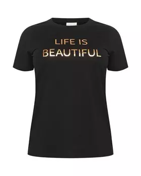 Футболка Kaffe Curve, черный