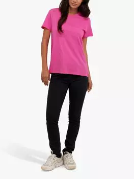 Футболка KAFFE Marin, малиновая роза