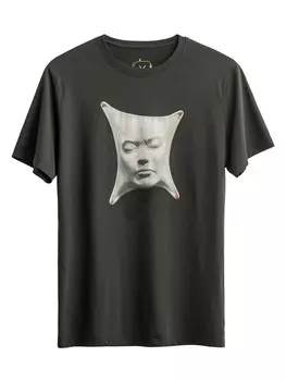 Футболка Kaft Documented, антрацит/светло-серый