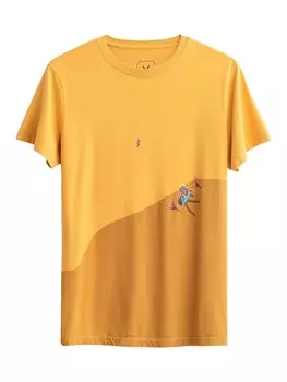Футболка Kaft Laugar, цвет Saffron/Dark yellow