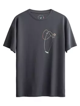 Футболка Kaft Plabo, темно-серый