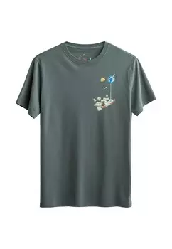 Футболка Kaft Rjovik, цвет Smoke blue/Light blue