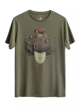 Футболка Kaft Soil Mushroom, оливковый