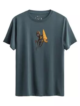 Футболка Kaft Vertien, синий деним