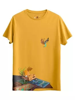 Футболка Kaft Woolgather, цвет Saffron