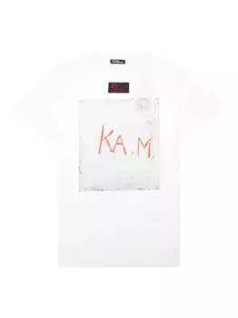 Футболка КАМ Raf Simons, белый