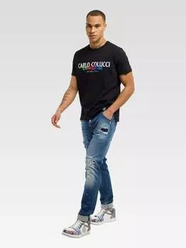 Футболка-Камиса Carlo Colucci, черный