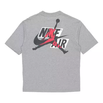 Футболка камуфляж mashup карман короткий рукав Air Jordan, серый