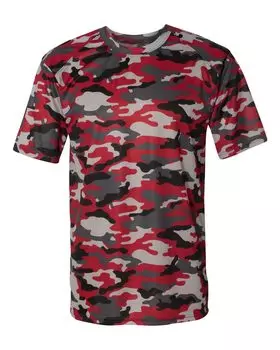 Футболка камуфляжная Badger, красный