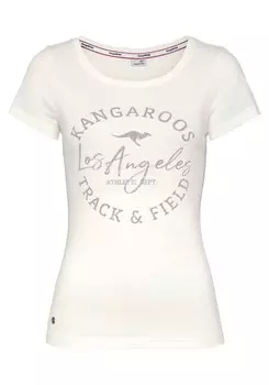 Футболка Kangaroos, экрю