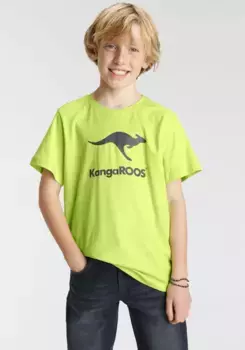 Футболка KangaROOS "Базовый логотип", зеленый