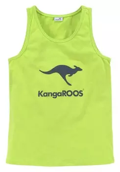 Футболка Kangaroos, лаймовый