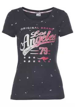 Футболка Kangaroos, ночная синяя