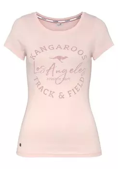 Футболка Kangaroos, розовый