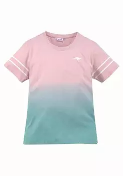 Футболка KangaROOS Shirt, цвет mint/light pink