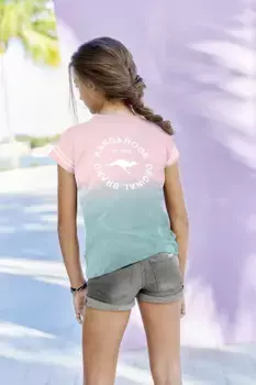 Футболка KangaROOS удобной ширины, цвет Rosa-Mint