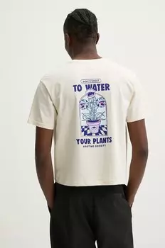 Футболка Kaotiko из хлопка, бежевый