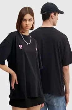 Футболка Kaotiko из хлопка, черный