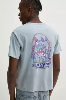 Футболка Kaotiko из хлопка, серый