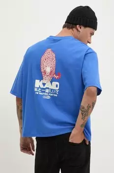 Футболка Kaotiko из хлопка, синий